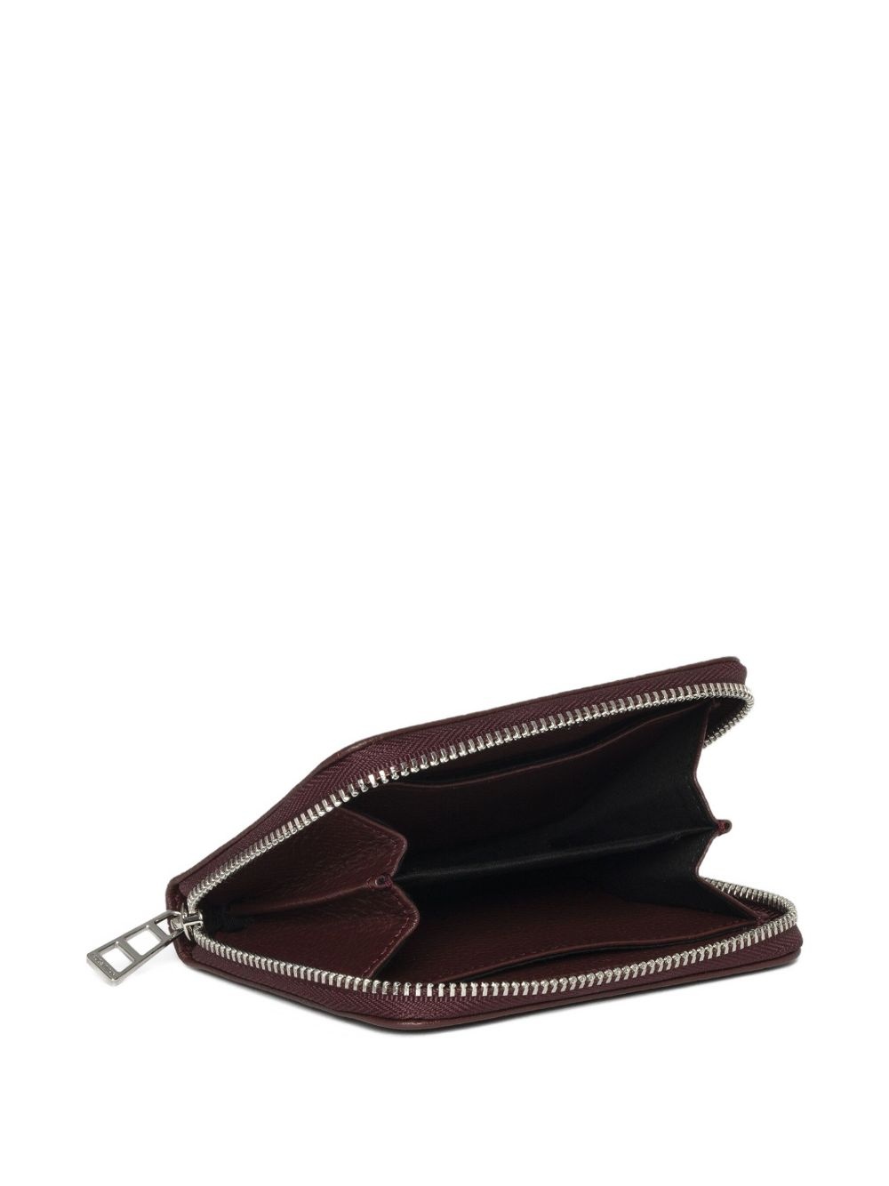 mini grained leather wallet - 3