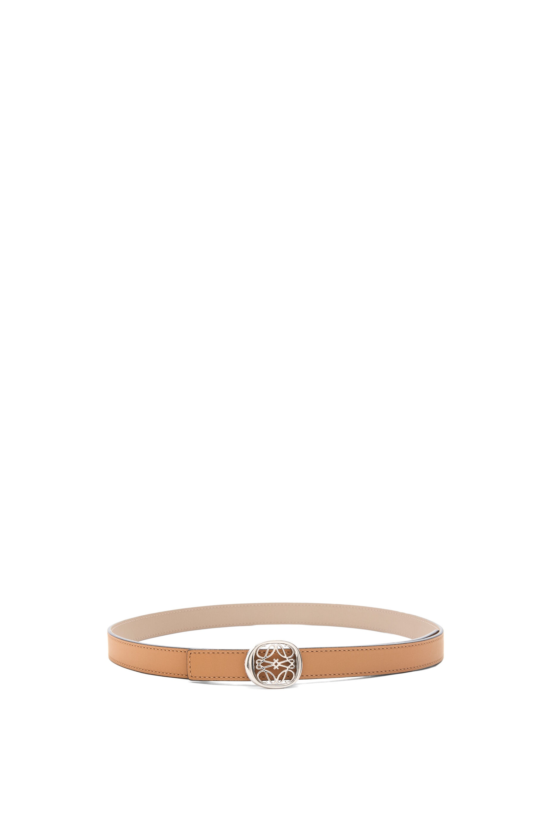 Reversible Anagram Ellipse belt in smooth calfskin - 2