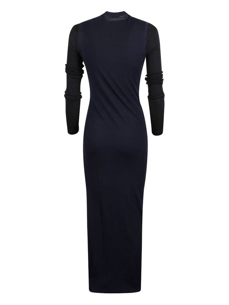 Jil Sander long-sleeve maxi dress outlook