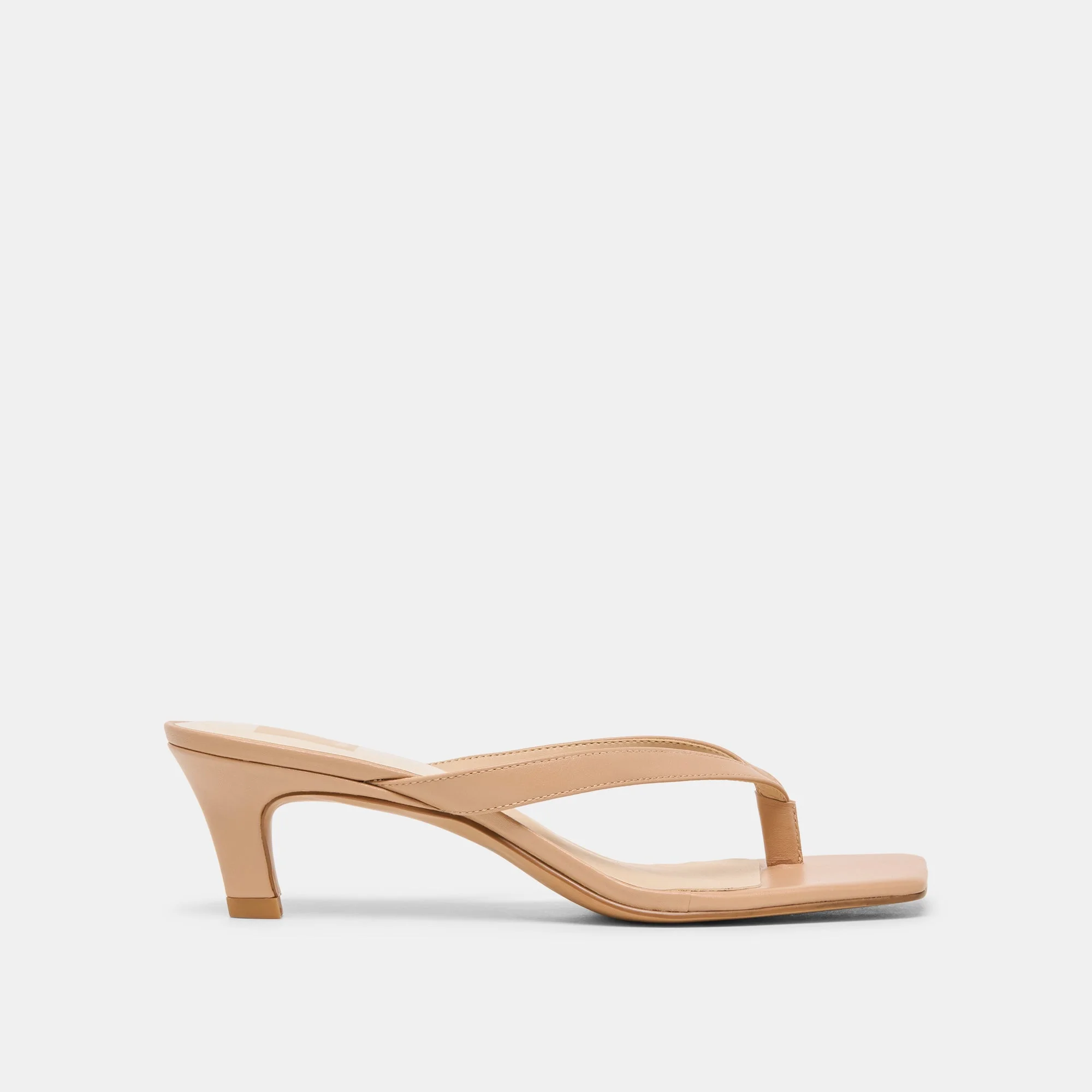 RAMIA HEELS CAFE LEATHER - 1