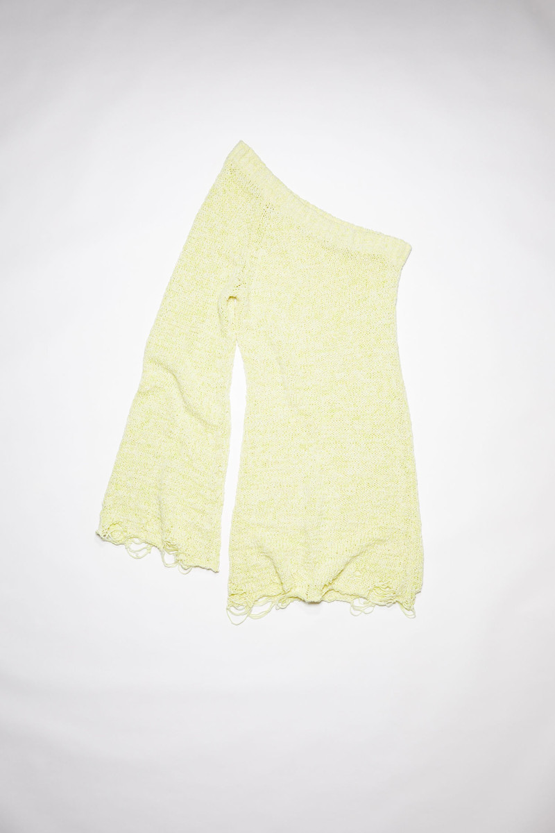 Asymmetric dress - Lemon yellow 5