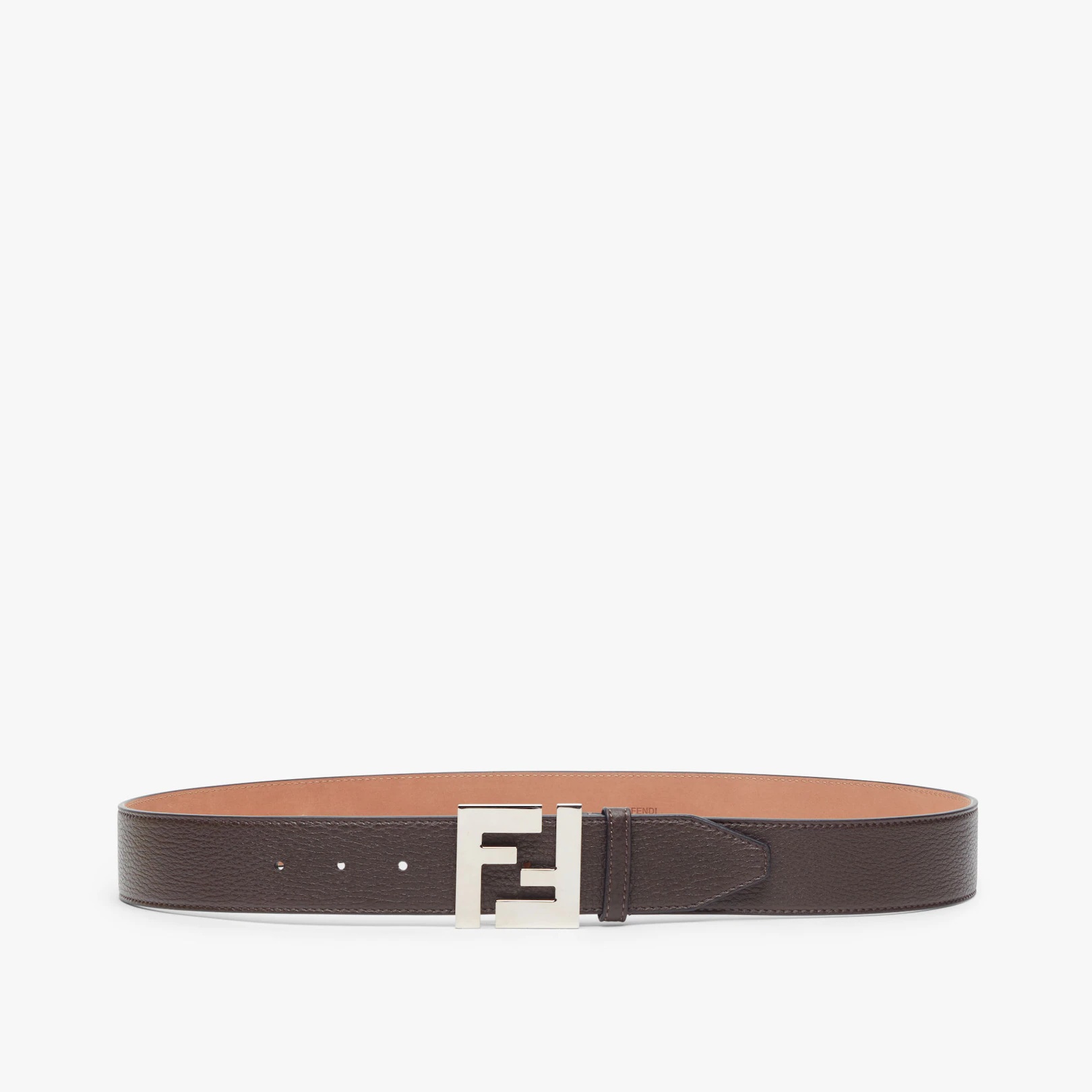 Brown leather belt - 1