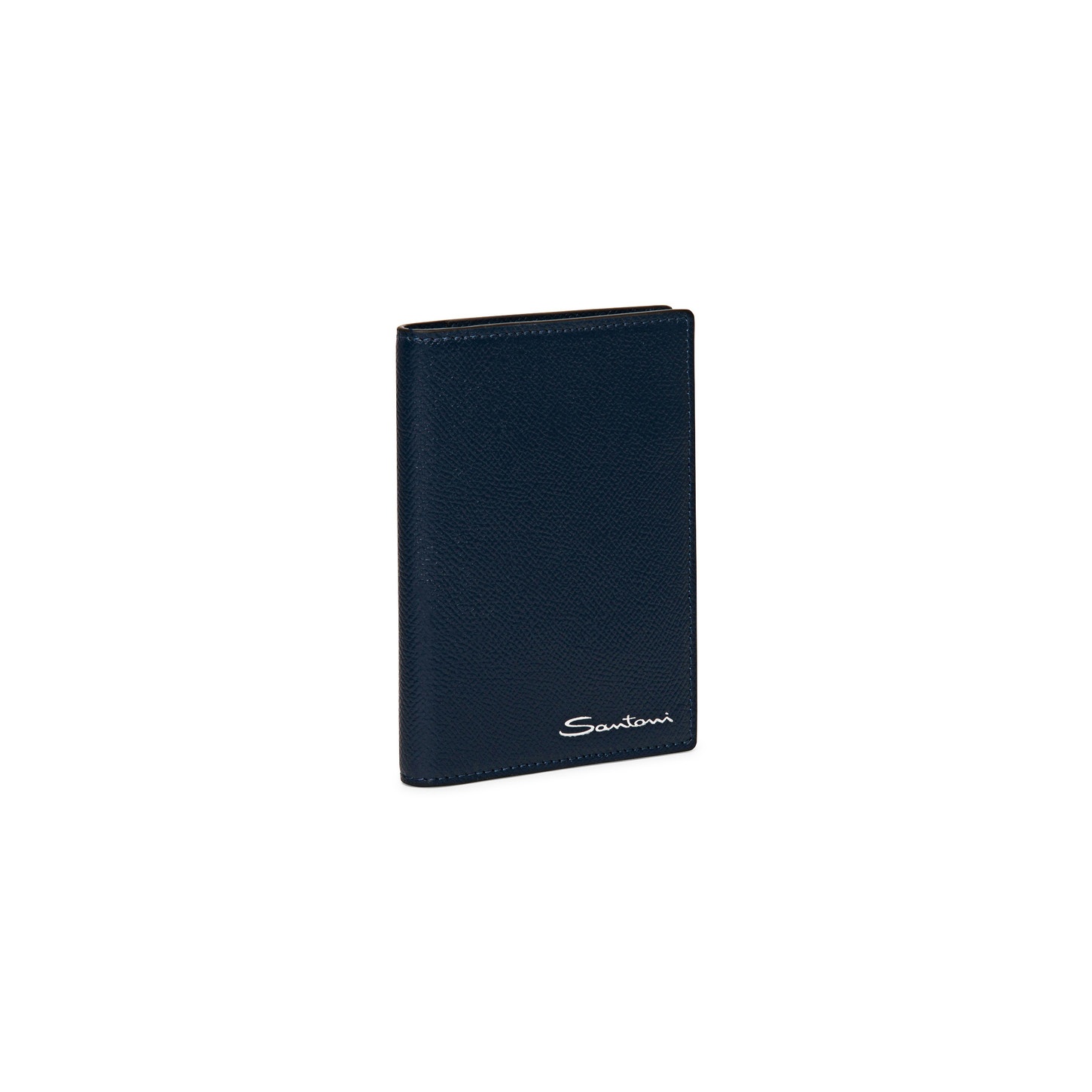 Blue saffiano leather passport case - 5