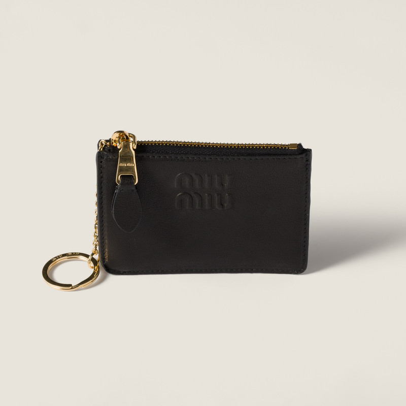 Miu Miu Nappa leather card holder outlook
