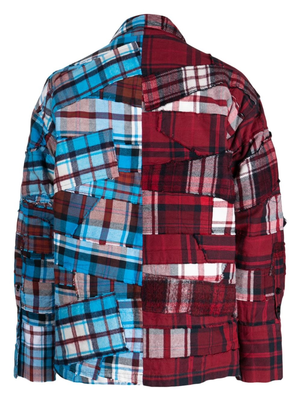 x Tommy Hilfiger patchwork plaid-check shirt - 2