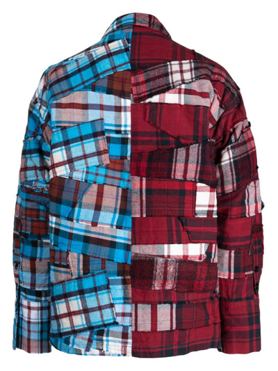 Greg Lauren x Tommy Hilfiger patchwork plaid-check shirt outlook