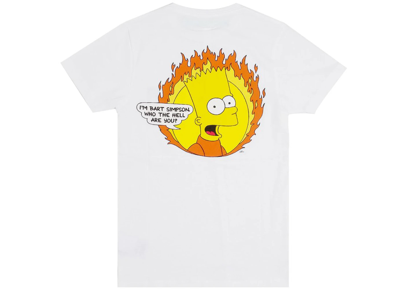 OFF-WHITE Flamed Bart T-Shirt White - 2