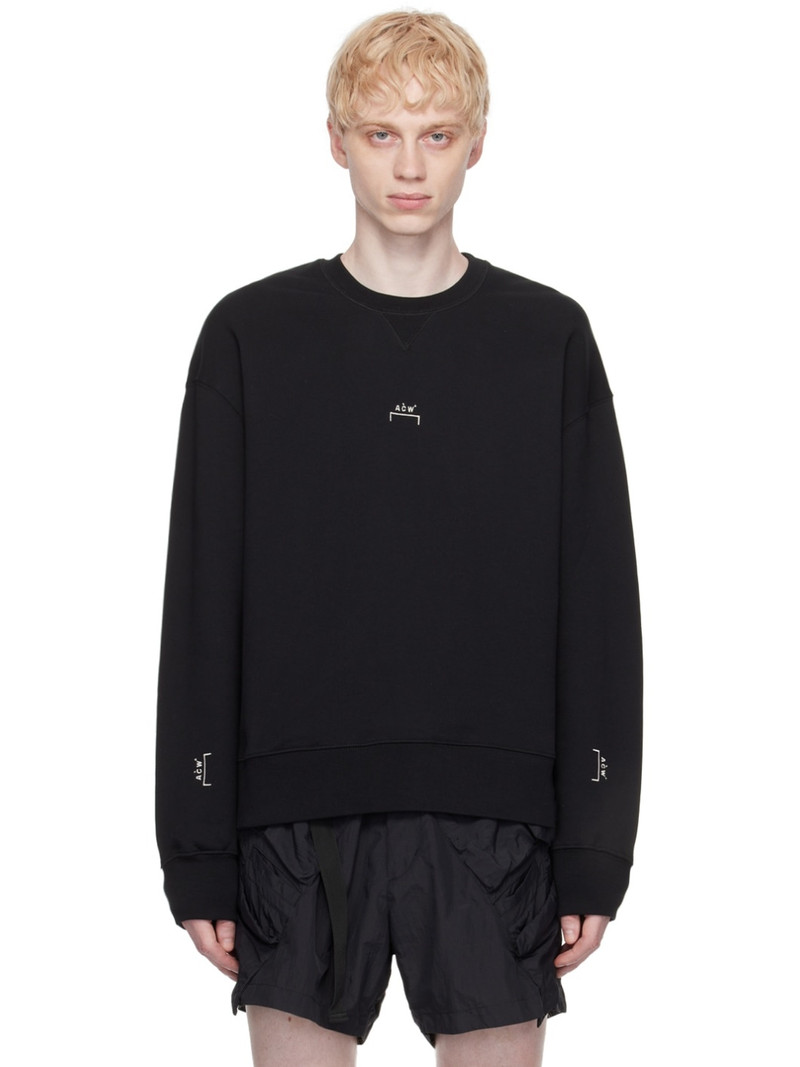 Black Essential Sweatshirt - 1