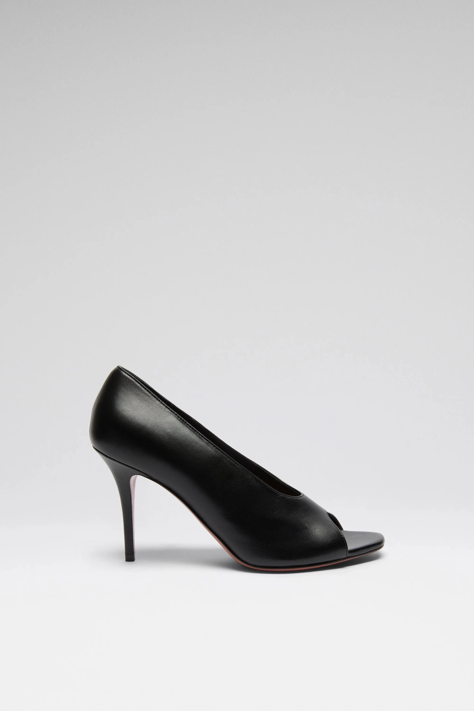 JULIANNE PEEP TOE PUMP BLACK NAPPA - 1