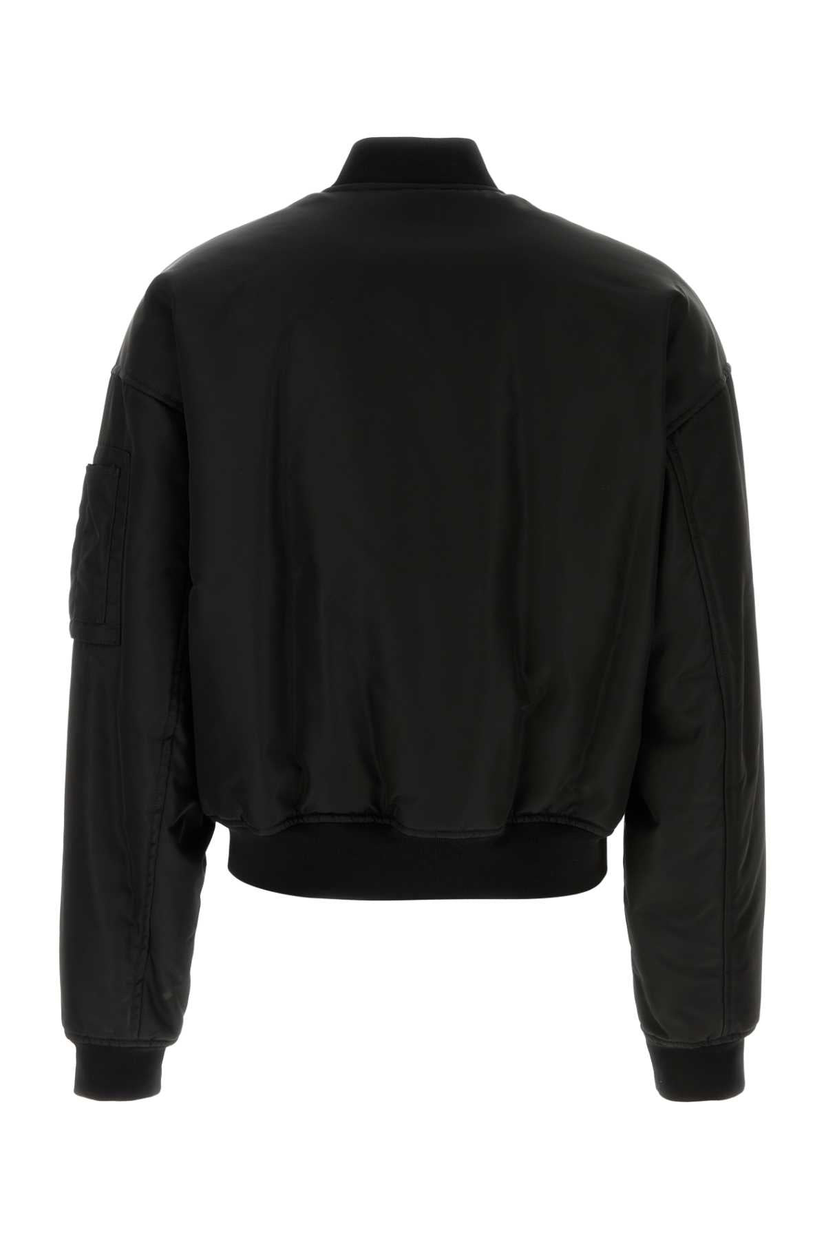 Dsquared Men Black Nylon 80 S Bomber Jacket - 2