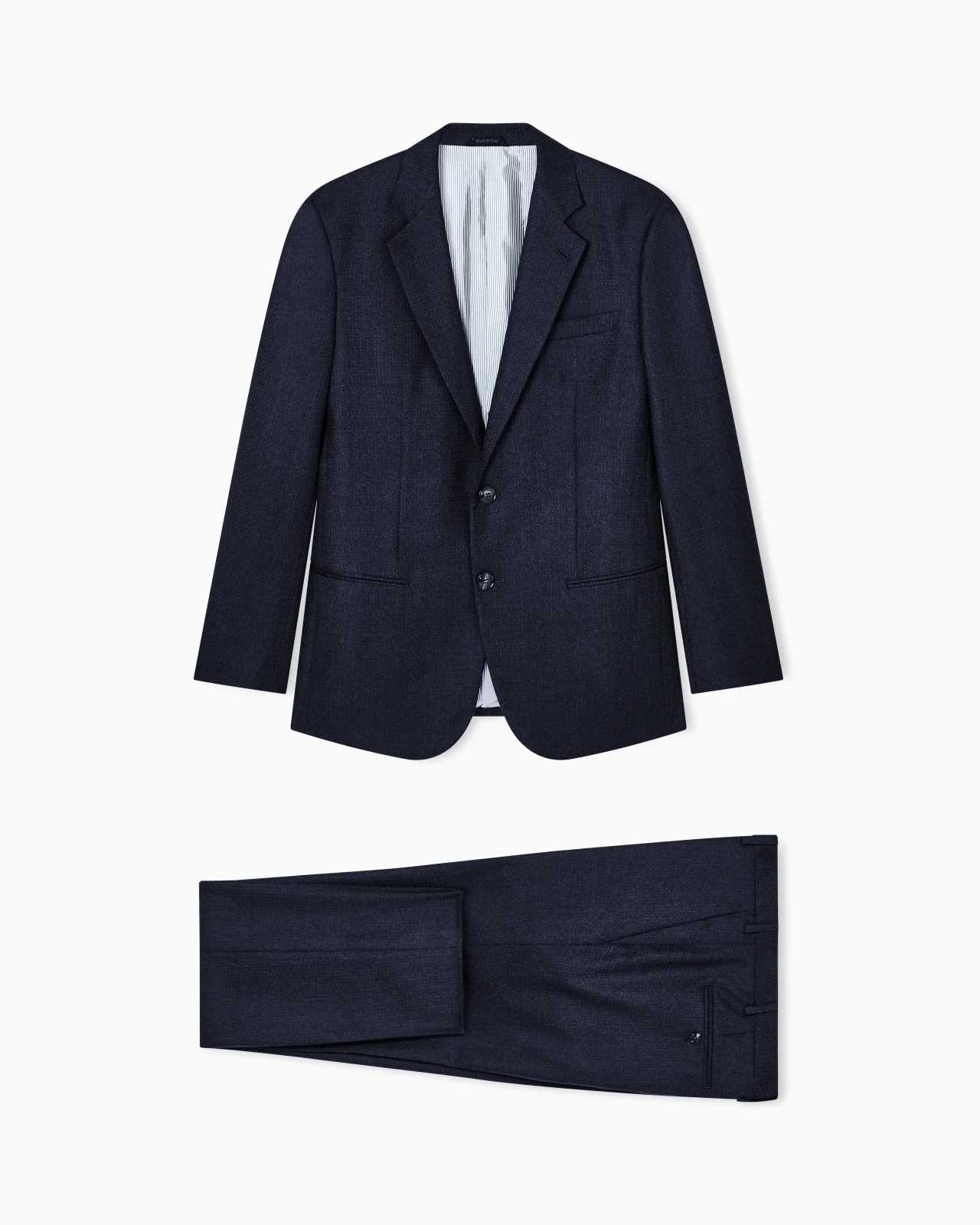 MANHATTAN LINE SINGLE-BREASTED SUIT IN HOUNDSTOOTH WOOL AND CASHMERE - 1