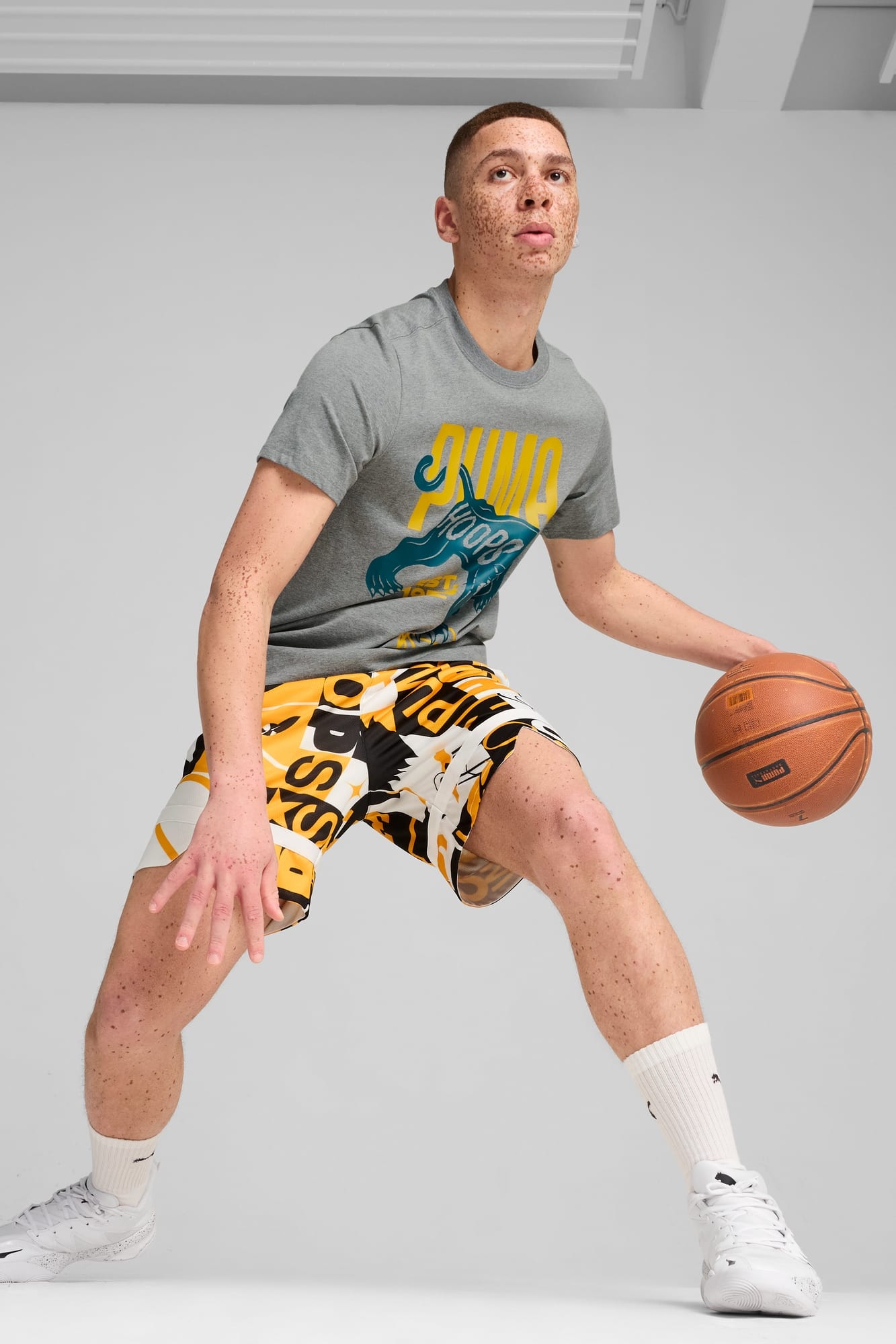 Winning Shot Men's Graphic Basketball Tee II - 5