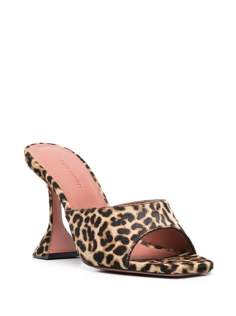 leopard-print open-toe sandals - 2