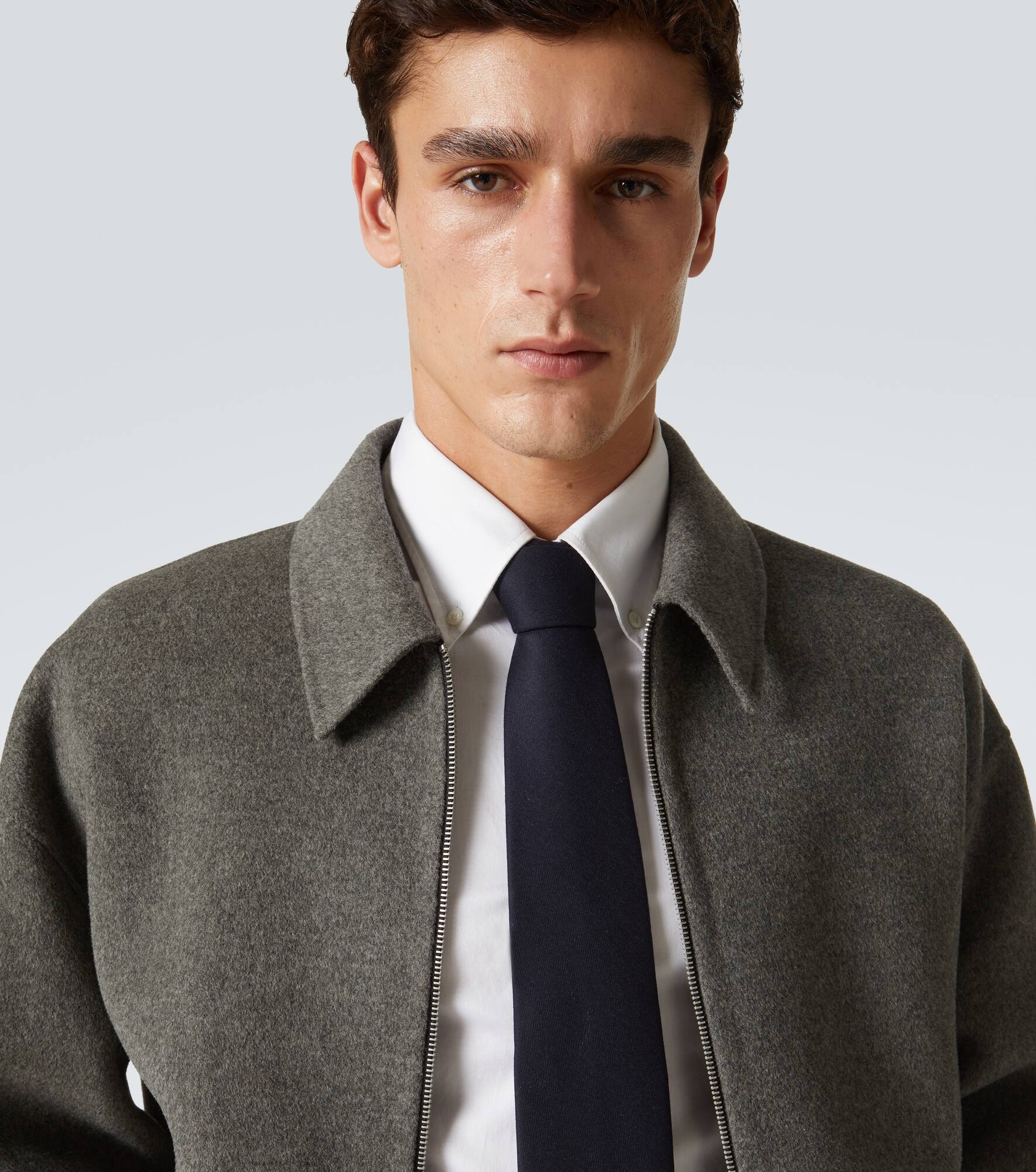Wool and cashmere tie - 3