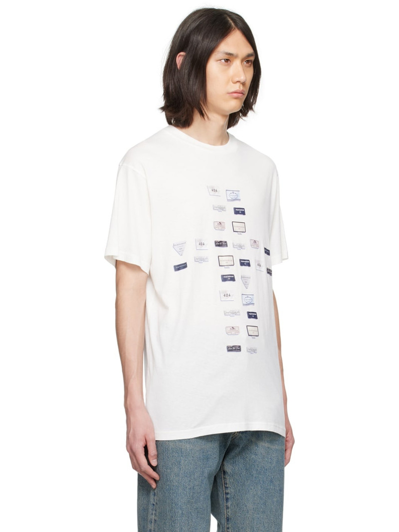 White Printed T-Shirt 2