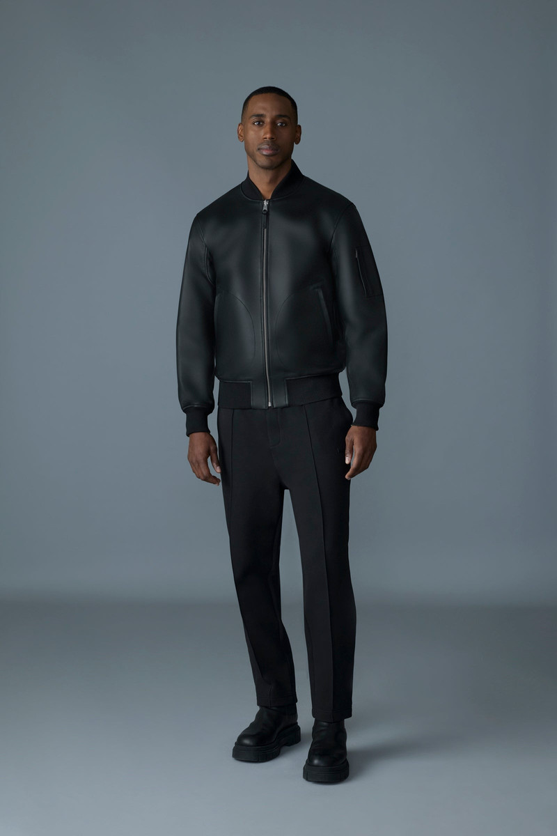MACKAGE EASTON-SA 2-in-1 Reversible Leather Bomber Jacket outlook
