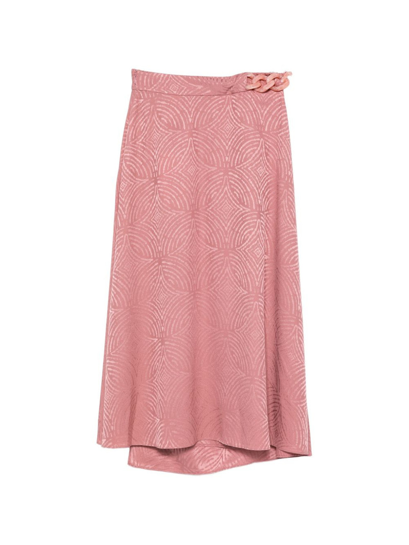 JOSEPH jacquard chain midi skirt outlook