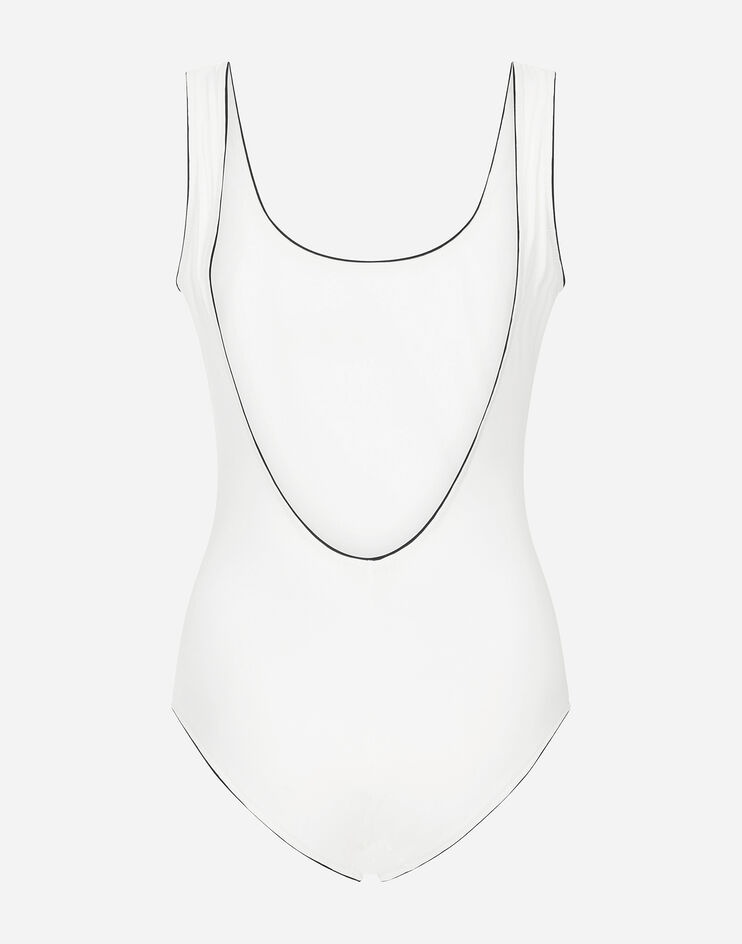 Olympic one-piece swimsuit with logo - 3