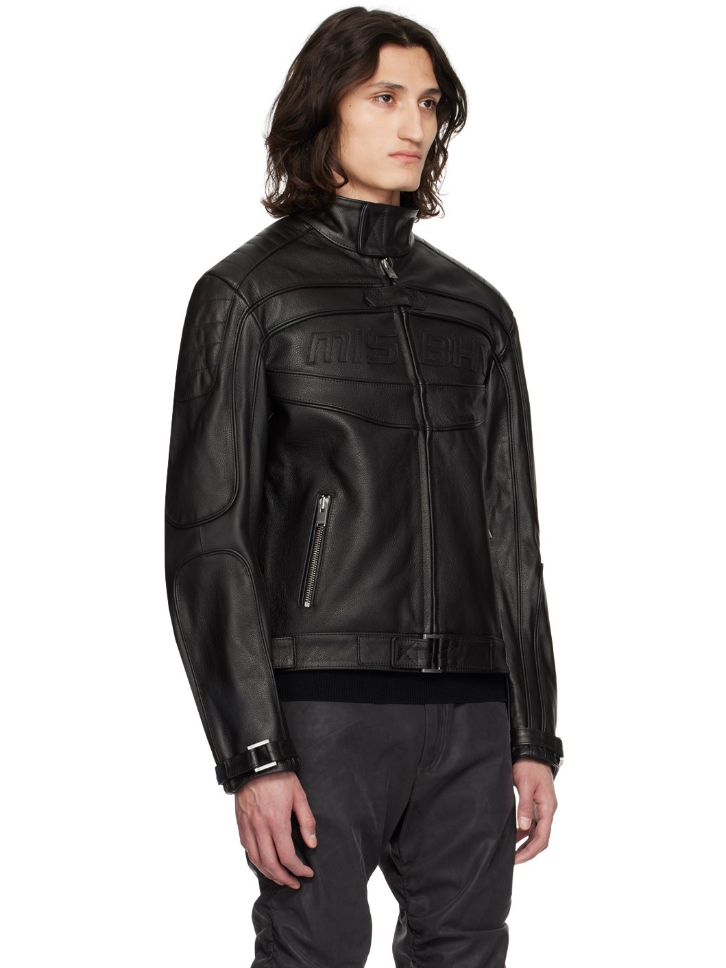 Black Fast Leather Jacket - 2