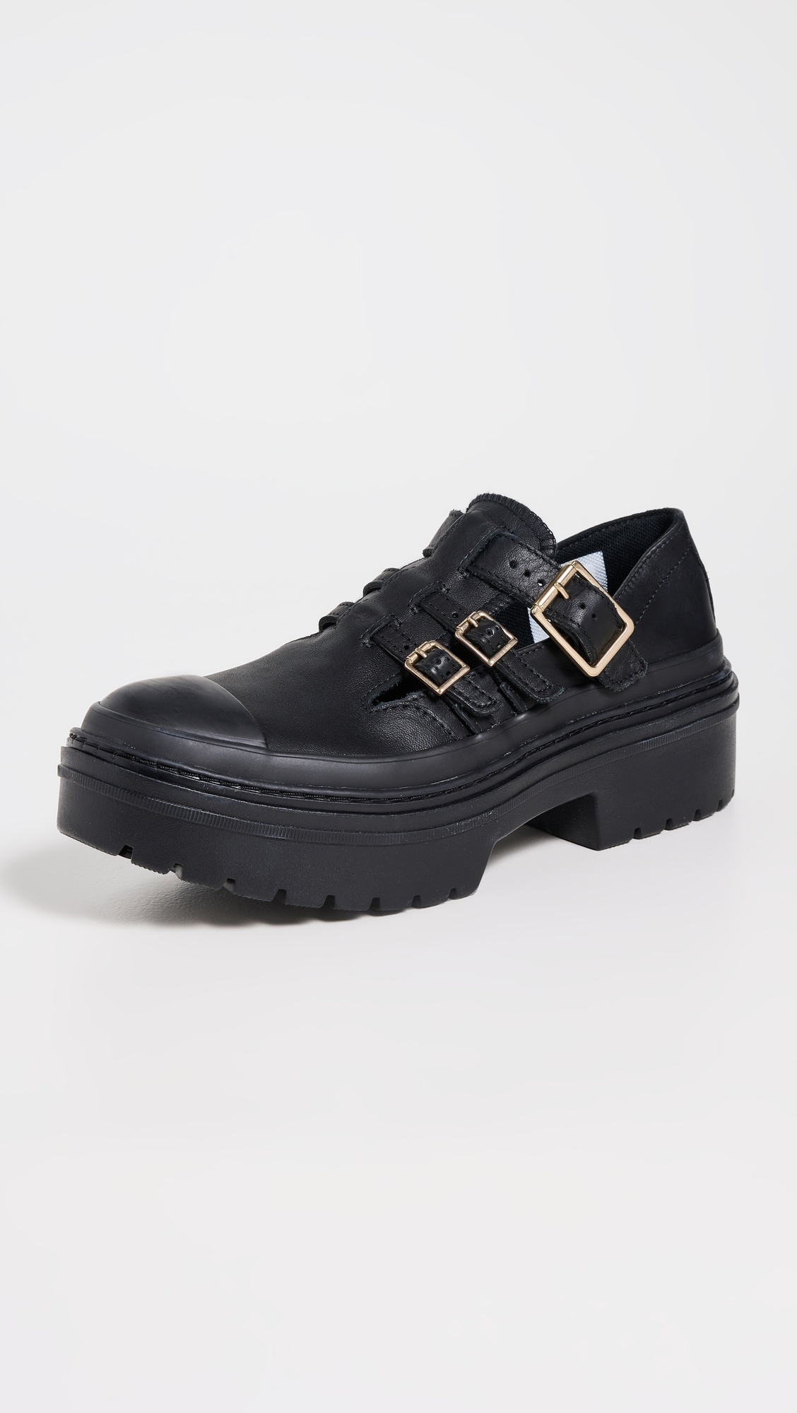 Chuck Taylor All Star Lugged Heel Mary Jane Platforms - 1