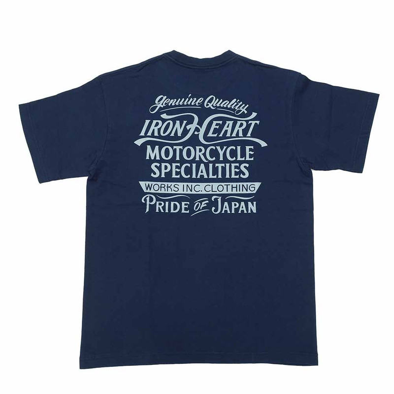 Iron Heart 7.5oz HEAVY BODY PRINT T-SHIRT - MOTORCYCLE SPECIALTIES - IHT-2505 outlook