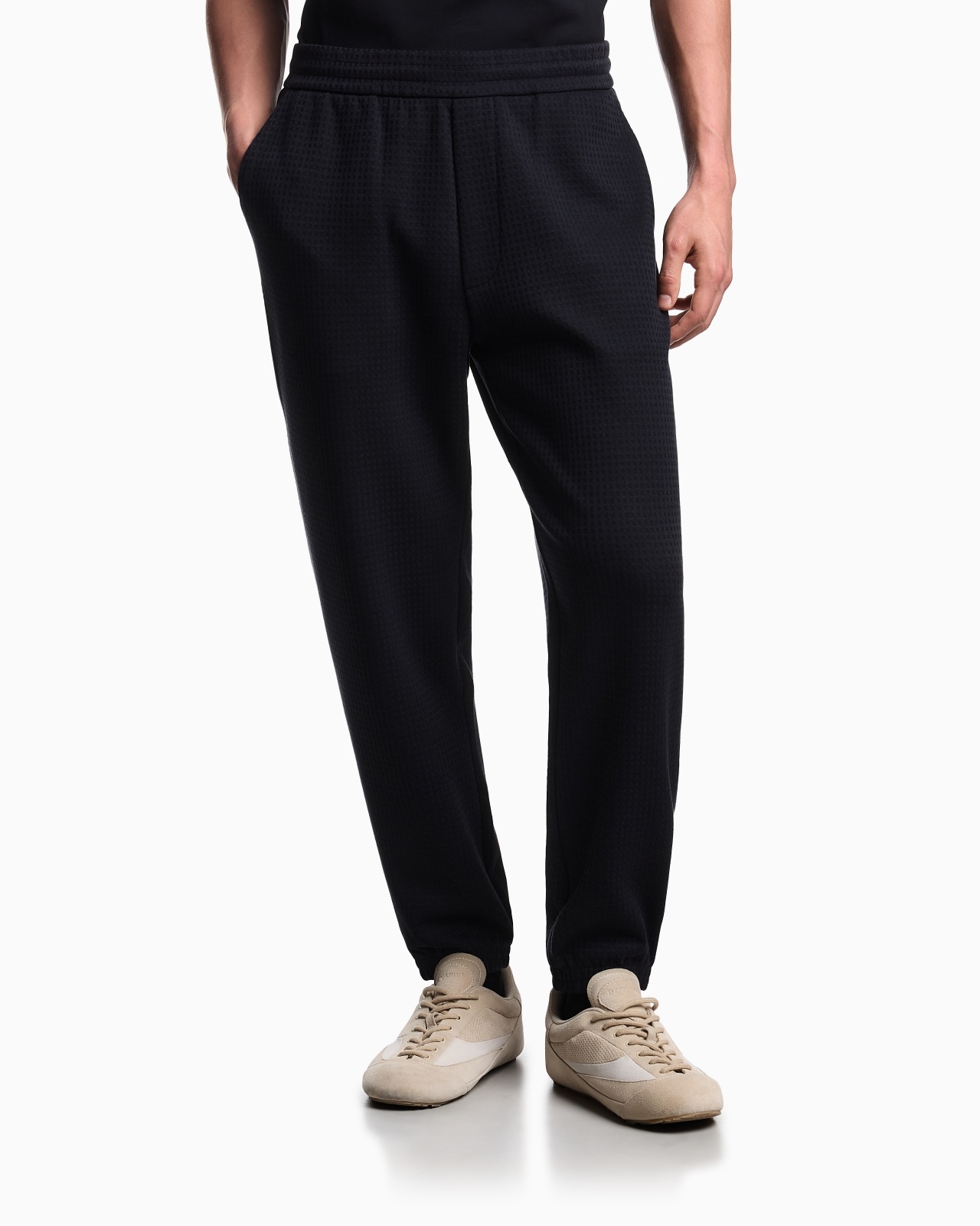 ASV LYOCELL-BLEND JACQUARD JERSEY TROUSERS - 4