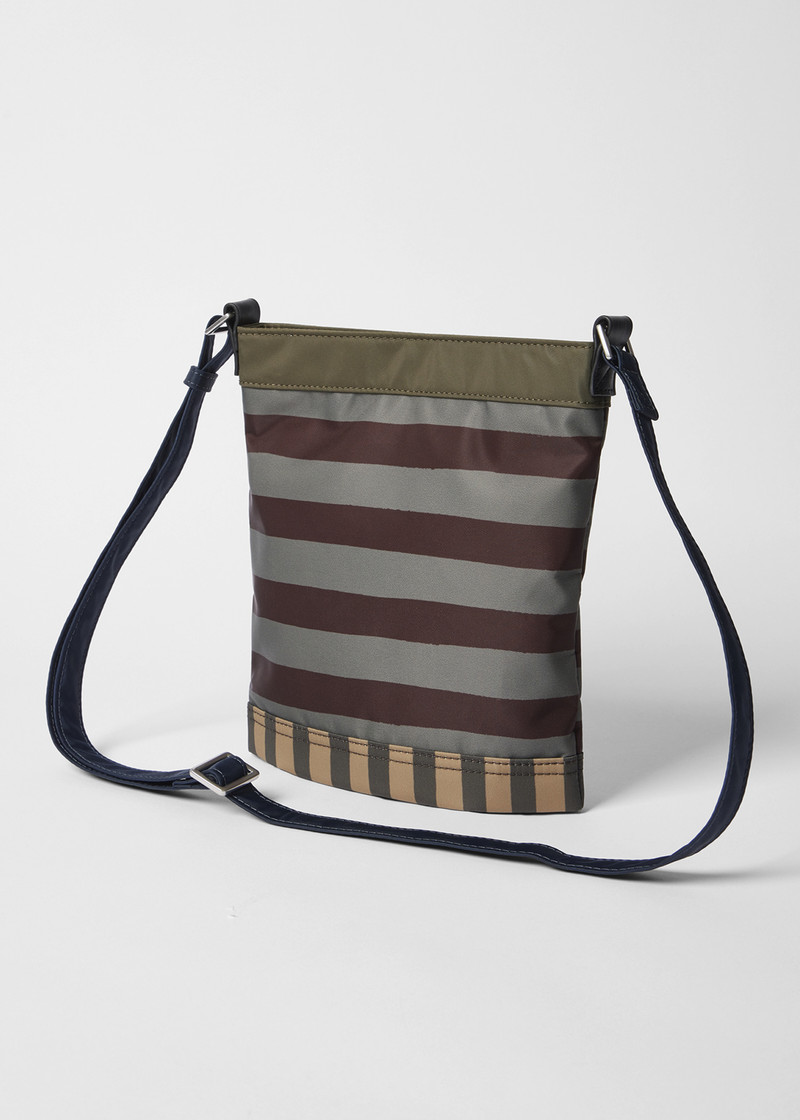 Multistripe Recycled Nylon Musette Bag 3