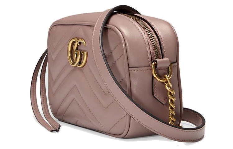 (WMNS) Gucci GG Marmont Matelasse Mini Bag 'Rose Antic' 448065-DTD1T-5729 - 3