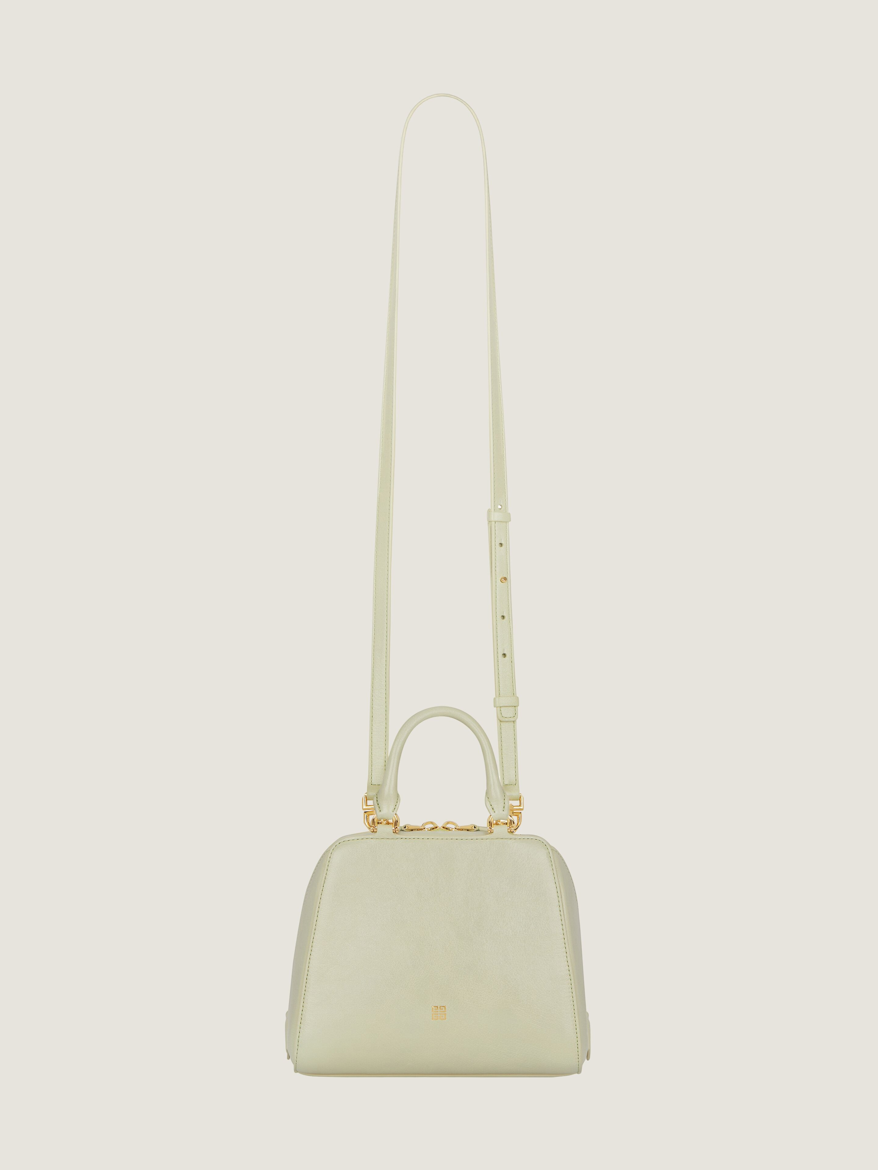 MINI ANTIGONA CUBE BAG IN LEATHER - 3