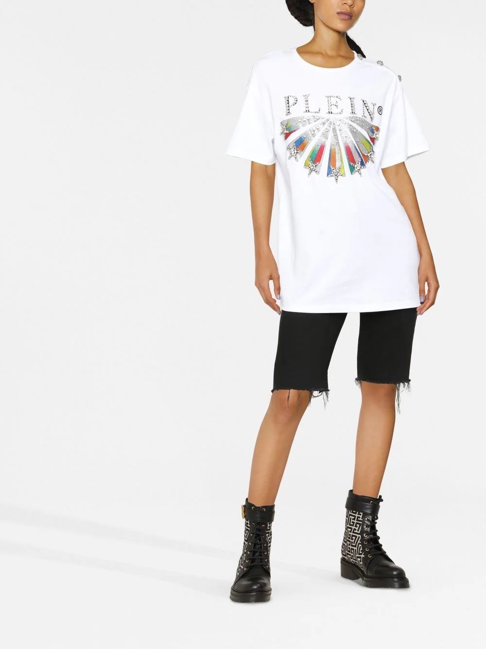 logo-print short-sleeve T-shirt - 2