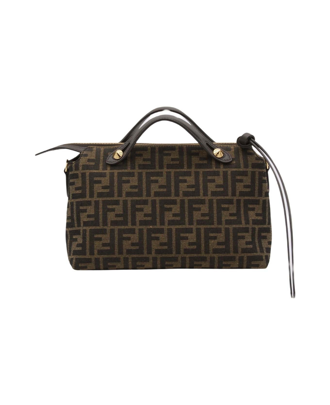Brown Leather By The Way Top Handle Bag - 1