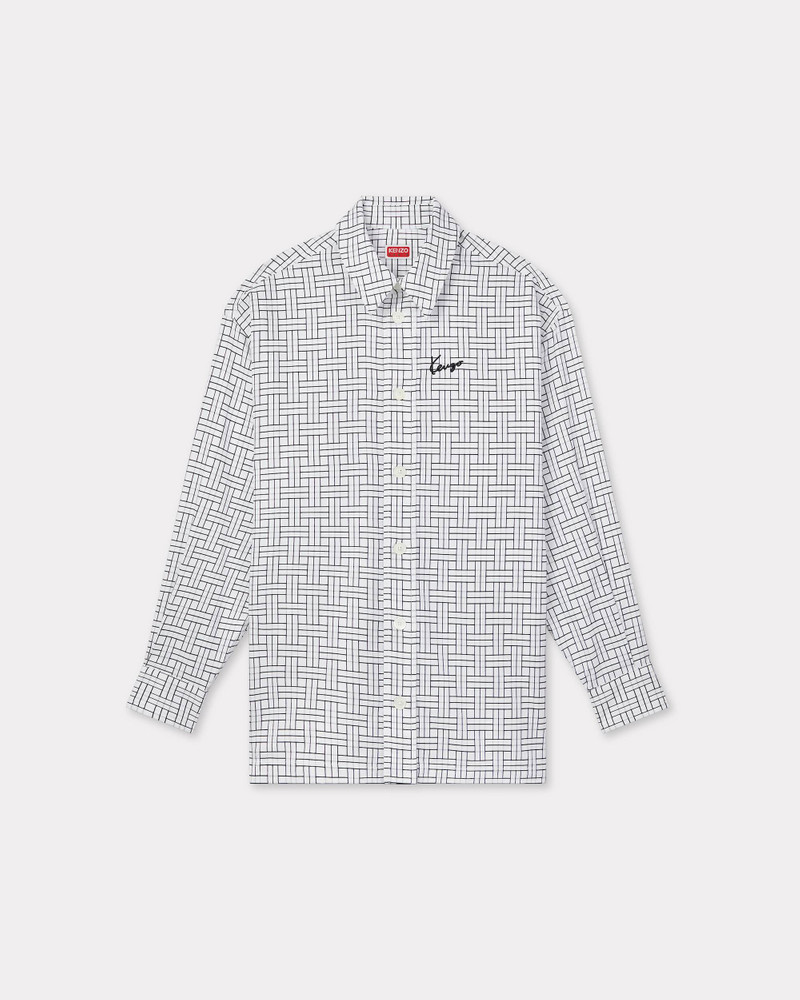 'KENZO Weave' oversized shirt - 1
