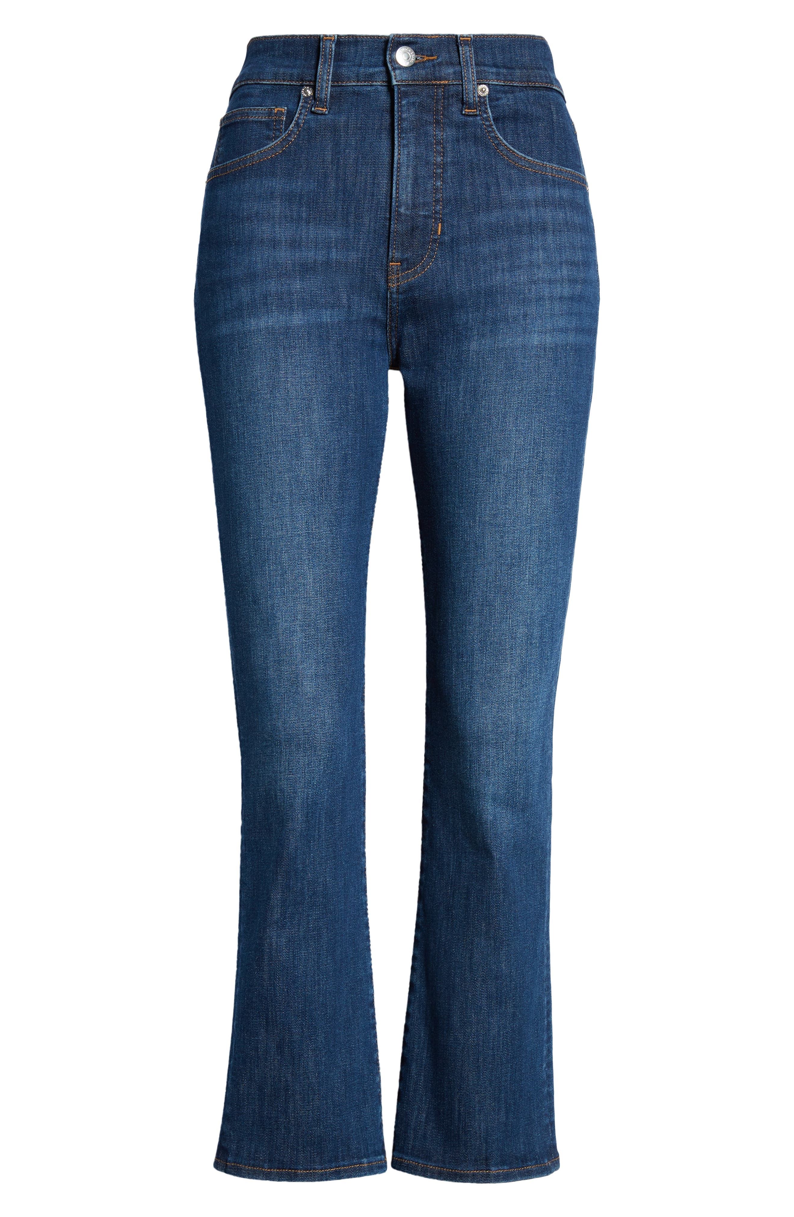 Carly High Waist Kick Flare Jeans - 6