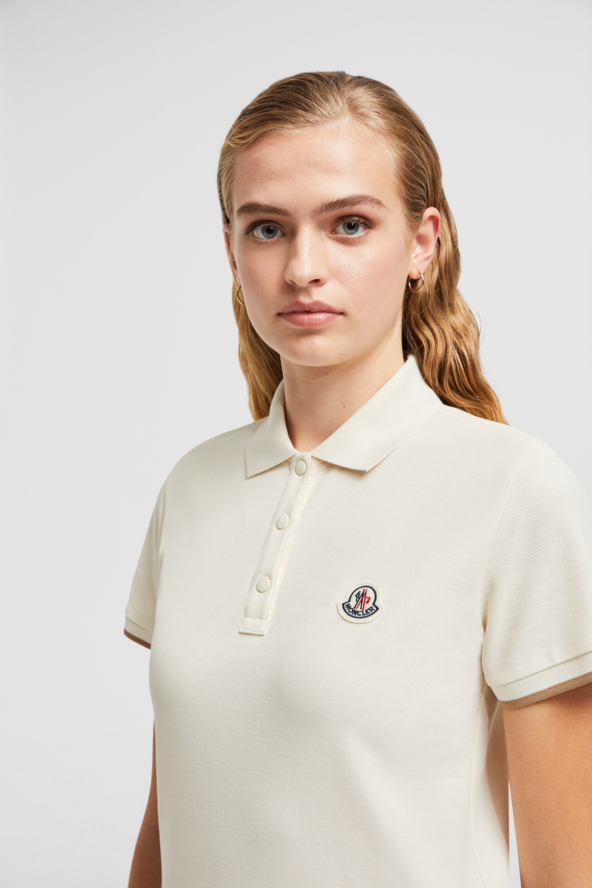 Logo Patch Cotton Piquet Polo Shirt - 4