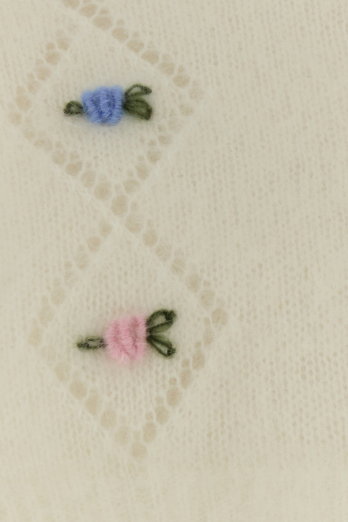 Ivory mohair blend sweater - 3