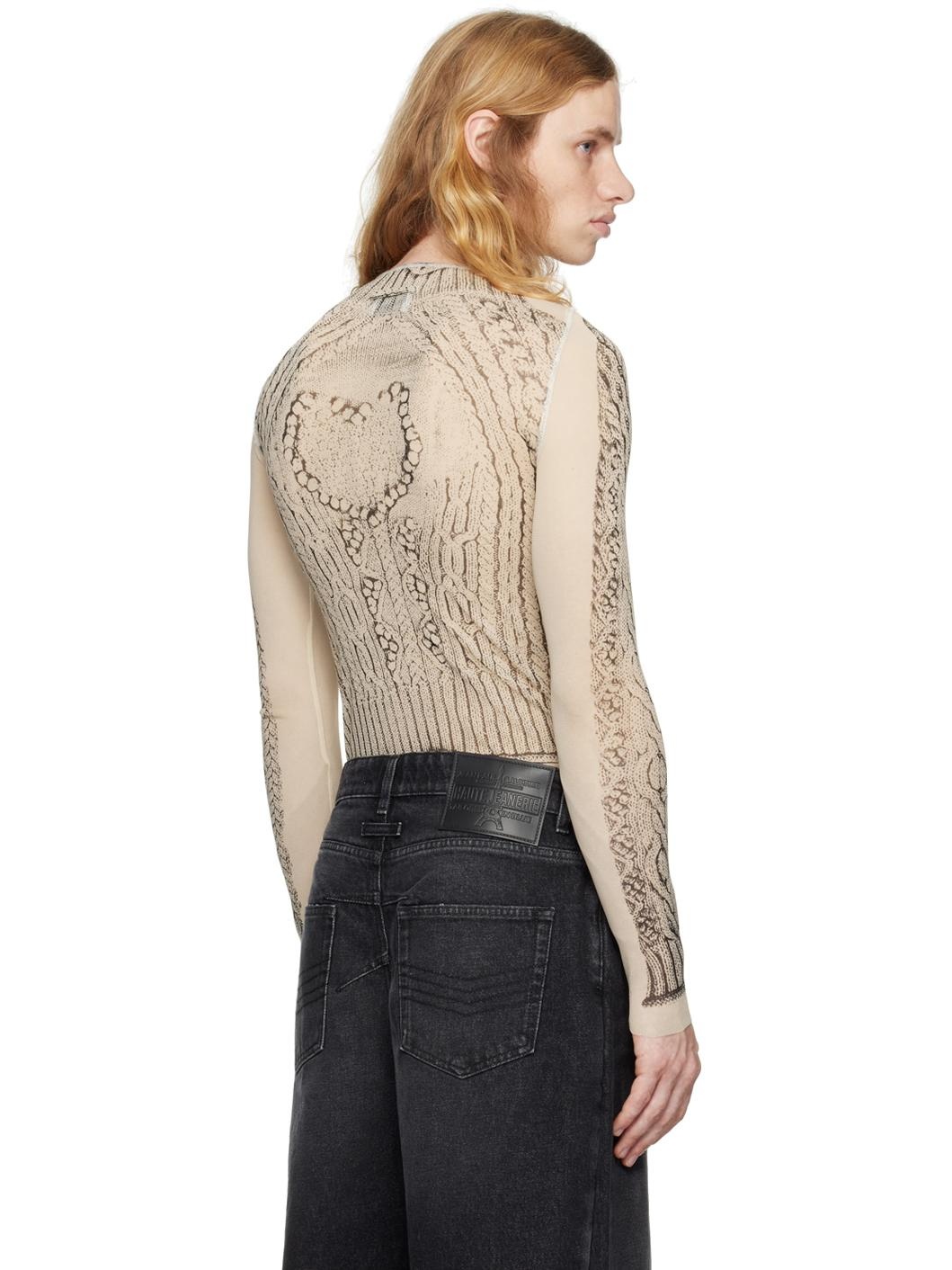 Beige 'The Je T'aime' T-shirt - 3