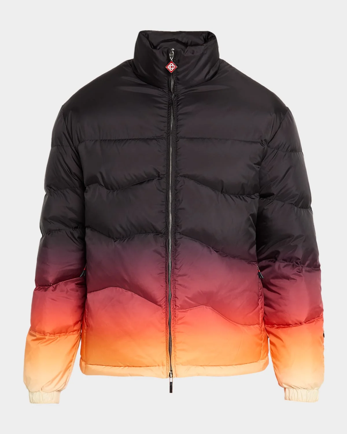 Men's Gradient Quilted Down Puffer Jacket - 1