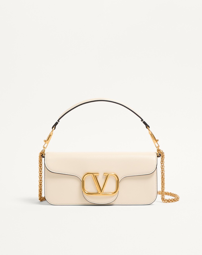 VALENTINO GARAVANI LOCÒ CALFSKIN SHOULDER BAG 1