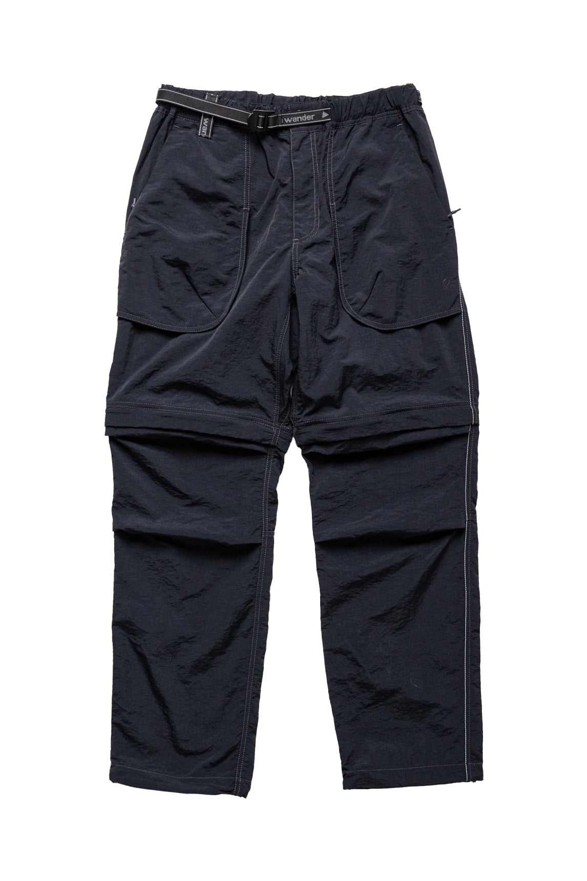 and Wander Ny Taffeta Hiker 2Way Pants - Black | REVERSIBLE