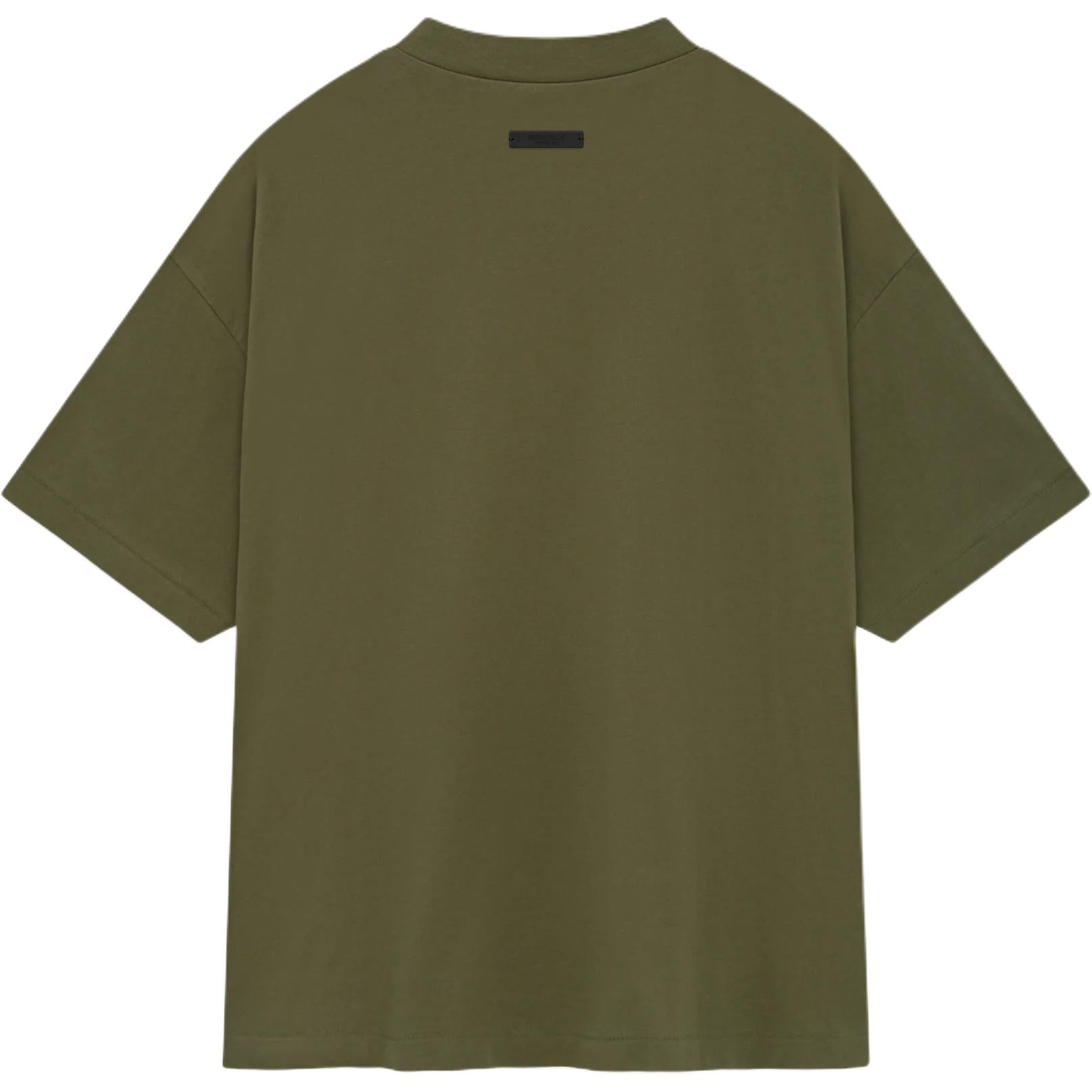 Fear of God Essentials Jersey Crewneck Tee 'Military' 125BT244195F - 2