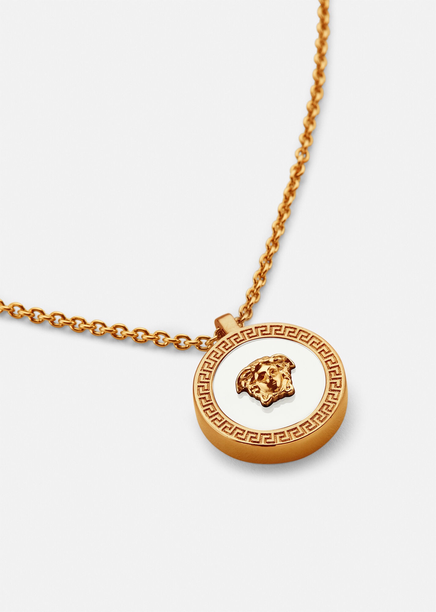 Enamel Medusa Necklace - 3