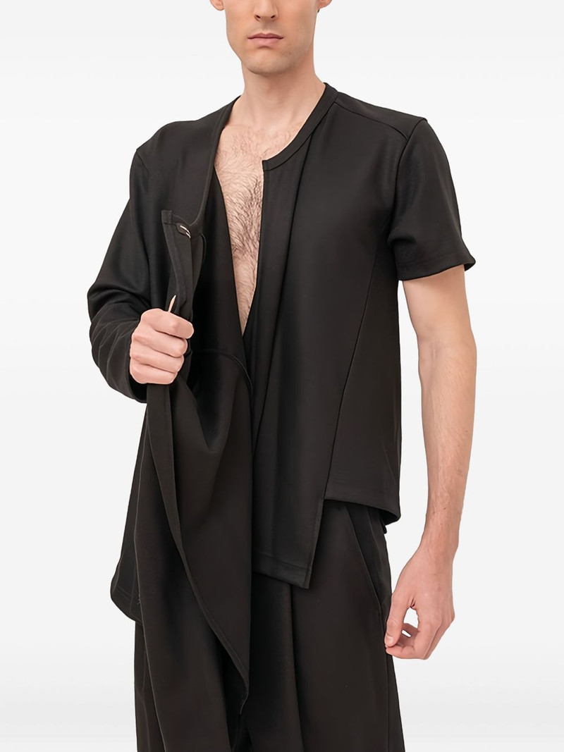 Comme des Garçons Homme Plus asymmetric-hem T-shirt outlook