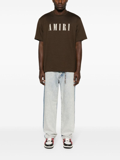AMIRI logo-flocked cotton T-shirt outlook