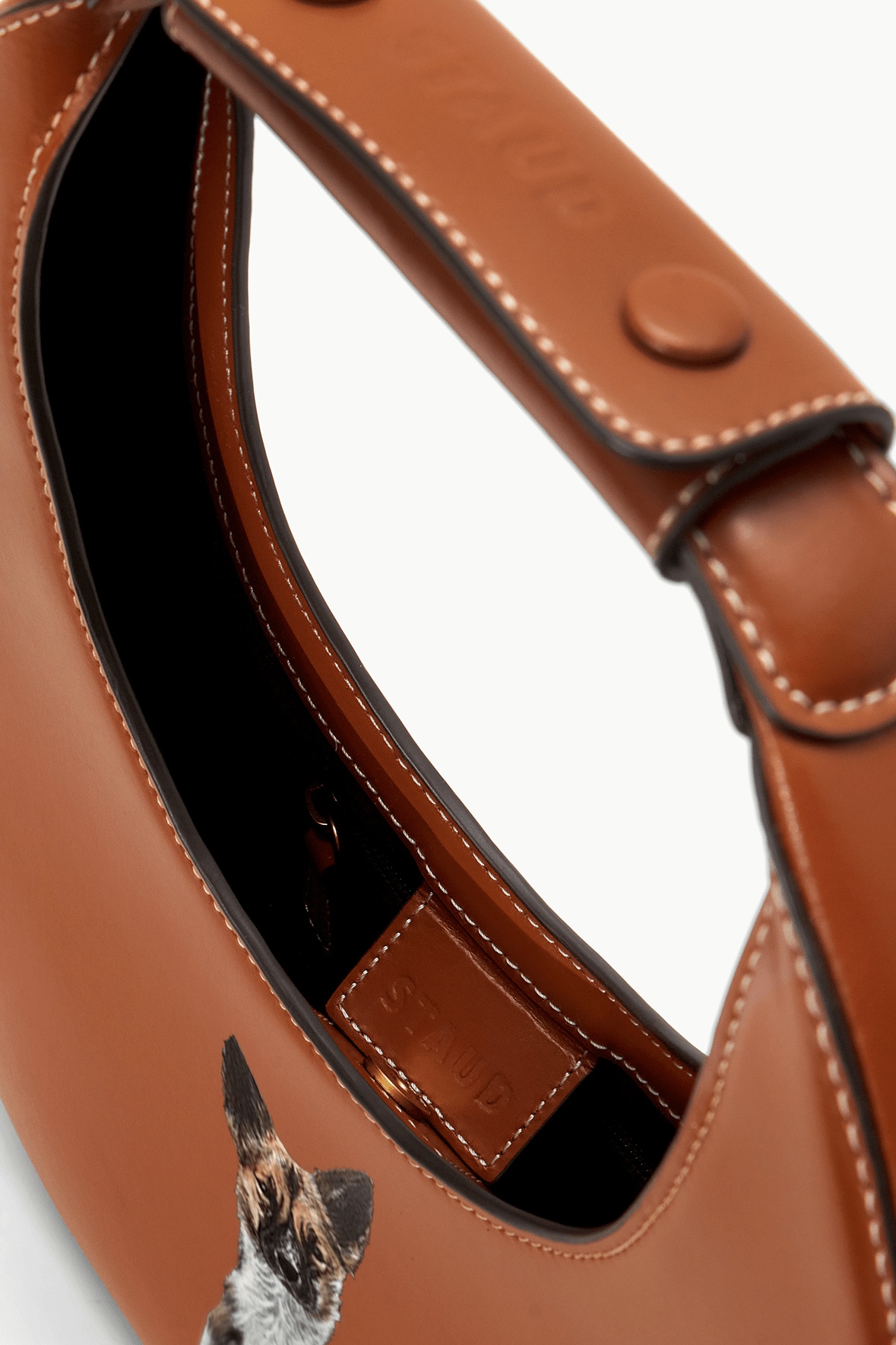 STAUD CUSTOM MOON BAG | TAN - 4