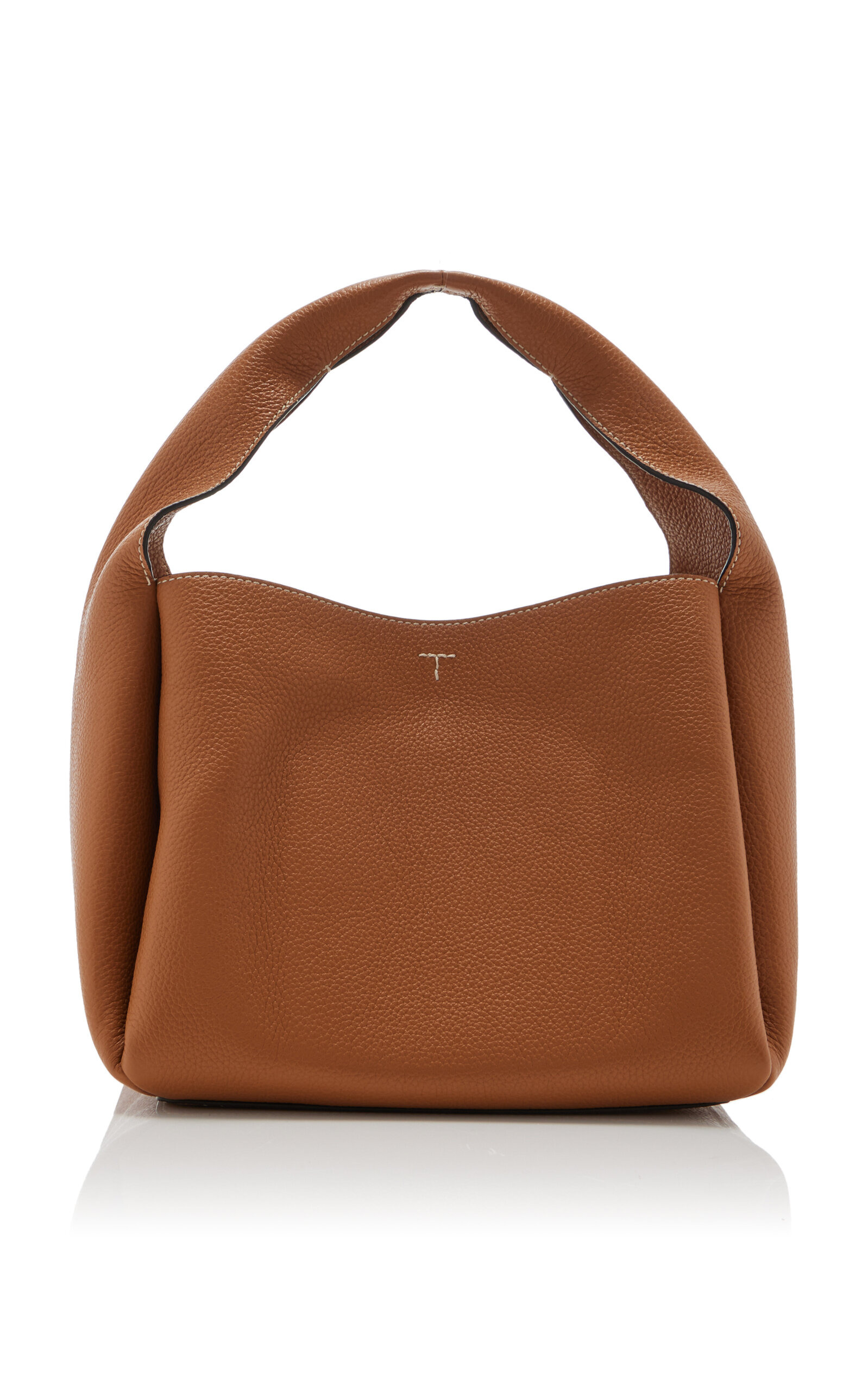 Leather Bucket Bag brown - 6