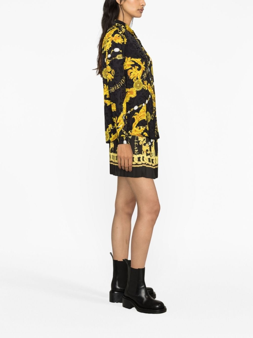 Logo Couture print blouse - 3