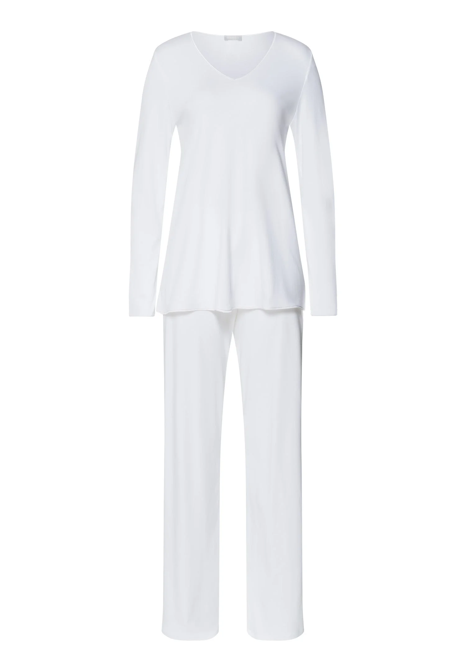 Cotton Silk V-Neck Cotton Pajama Set - 1