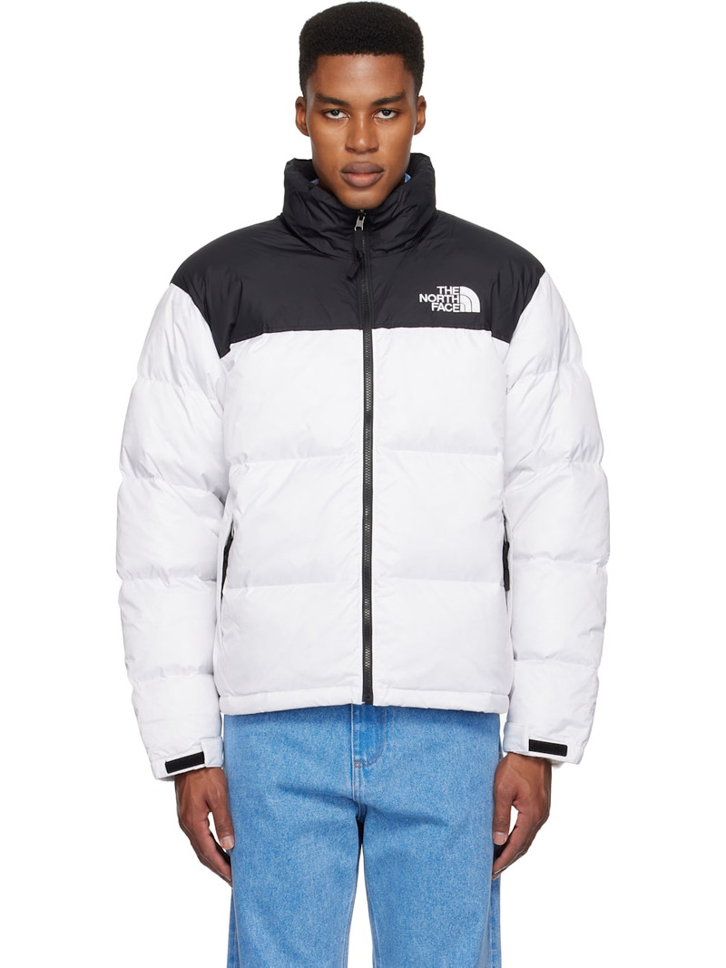 White 1996 Retro Nuptse Down Jacket - 1