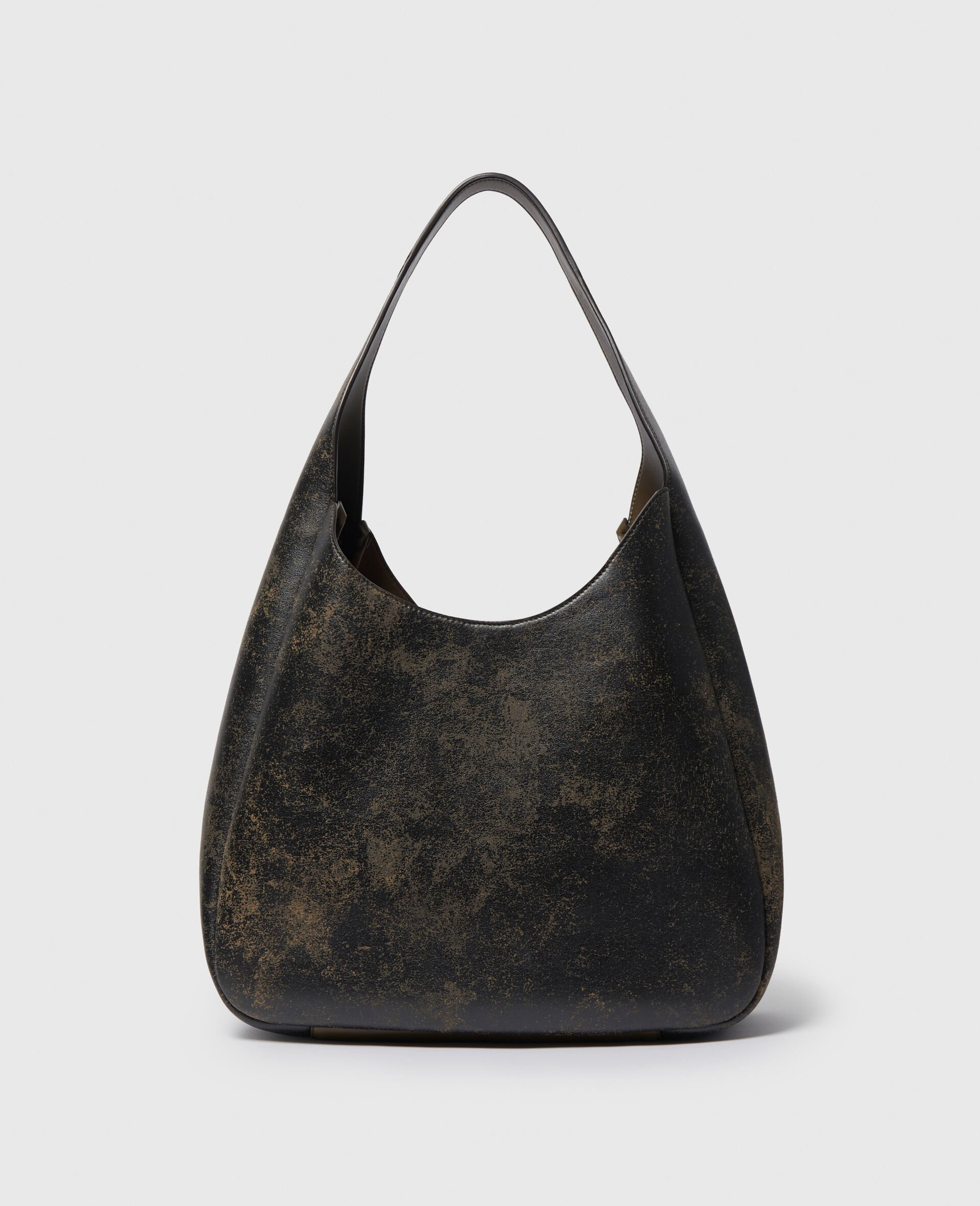 Logo Slouchy Aged Large Hobo Bag - 3