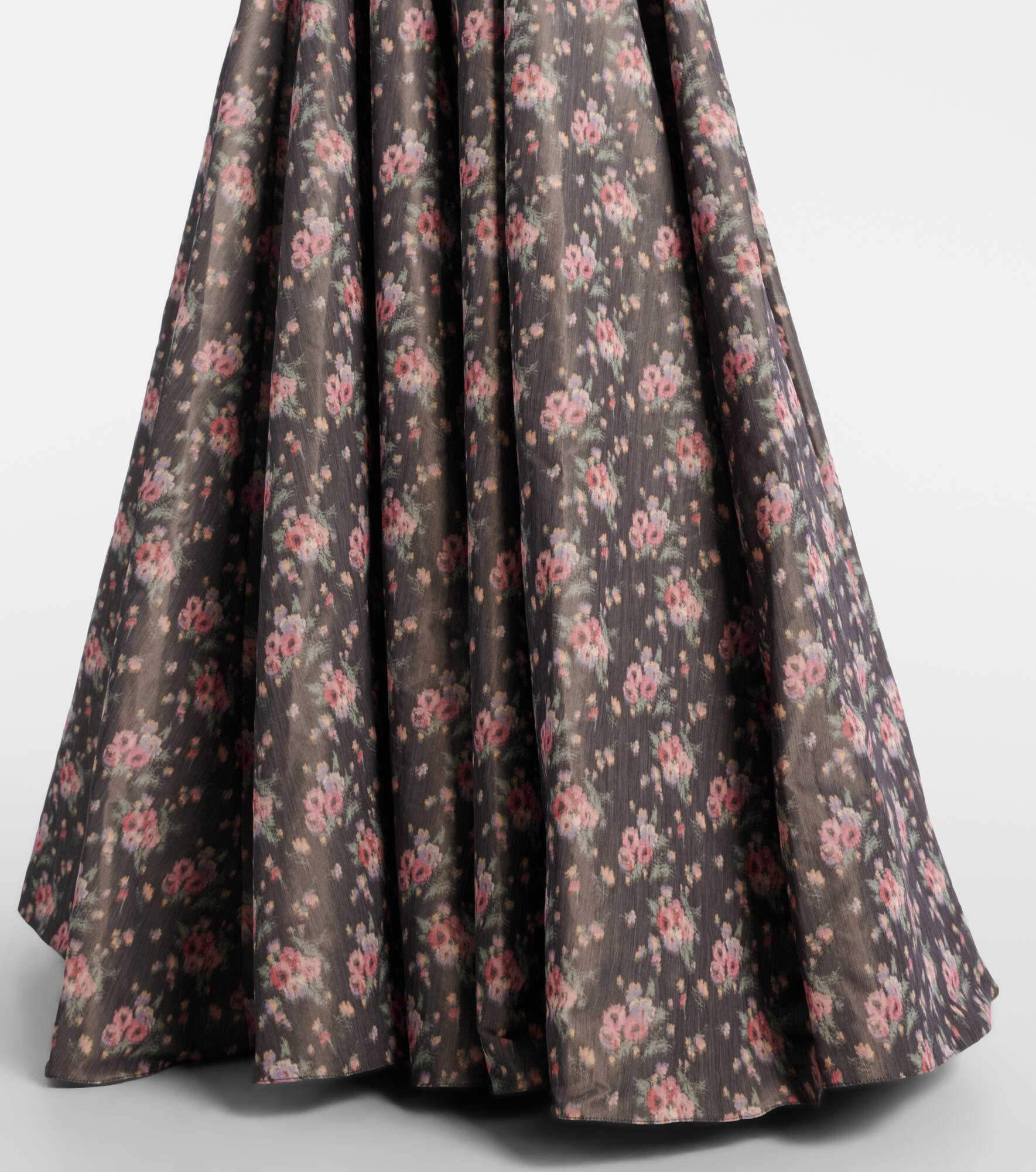 Laila floral taffeta corset gown - 5